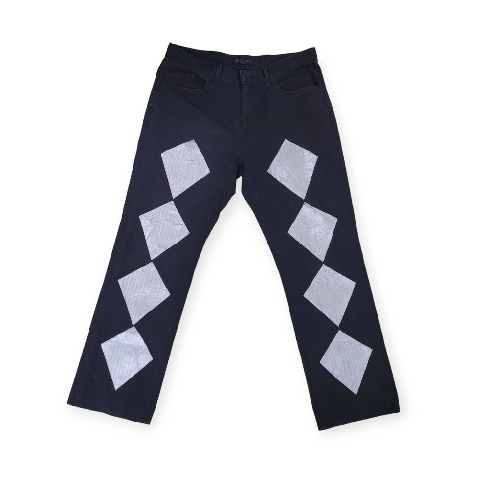 Banana Republic Pinstripe Diamond Print Pants - 32/30